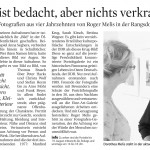 Beitrag zur Ausstellung "Künstlerporträts" von Roger Melis